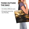 thumbnail image 2 of Disketp Luxurious Gold Flow Bolsa Tote Estampada para Mujer, Bolso de Hombro y de Mano para Compras y Viajes, 2 of 8
