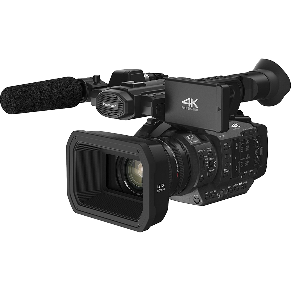 Panasonic HC-X1 Professional Digital Camcorder, 3.5" LCD Touchscreen, 1" MOS, 4K - image 1 of 11