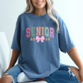 thumbnail image 1 of Senior 2025 Shirt with Bow Fun Pastel Graduation t-shirt Perfect Senior Class Shirt for Hi - Pepper - M, 1 of 4