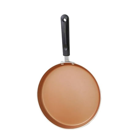 

Tinksky 1Pc Sturdy Aluminum Alloy Frying Pan Household Single Handle Frying Pan