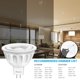 thumbnail image 3 of Bombillas LED Aovpex MR16, 5 W, 3000 K, 12 V, 6 unidades, regulables, 3 of 8