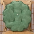 thumbnail image 3 of PureCasa Round Thick Seating Cushion for Home Office, Household Cotton Portable Non-Slip Breathable Floor Cushions Chair Pads for Indoor Outdoor, Modern Home Decor, 16.5"x16.5"x4", 1PC, Green, 3 of 8