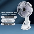 thumbnail image 4 of TACILIP Portable Fan, Fan Desktop Wide Angle Hair Dryer Wall Mounted Fan USB Interface Direct Three Speed High Wind Handheld Portable Fan, Housewarming Gifts, 4 of 6