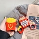 thumbnail image 5 of Funda para Airpods de palomitas de maíz para Airpods 1 y 2, lindo personaje de dibujos animados divertido en 3D, funda catalizadora de silicona suave, diseño de llavero divertido, estuches de moda para niñas, niños, adolescentes, Airpods-palomitas de maíz- Sailing Electrónica, 5 of 5