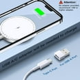 thumbnail image 6 of ETEPEHI Mag-Safe Charger: 2 Pack Wireless Charging Pad Compatible with iPhone 16/15/14/13Pro Plus,Max & AirPods 4/3 Pro,White, 6 of 9