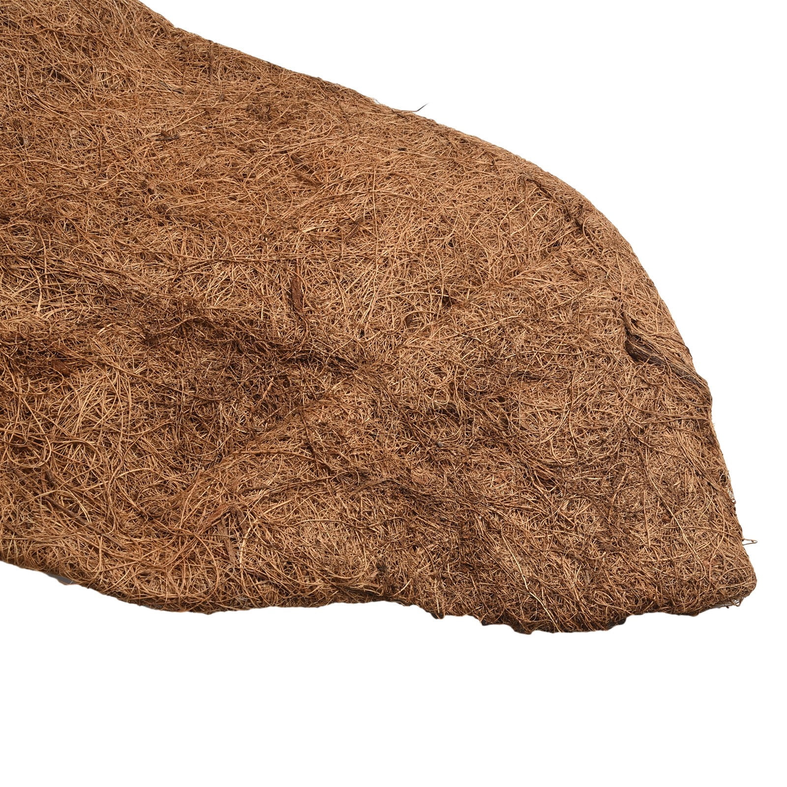 Flower Pot Hanging Basket Planter Basket Coco Liner Trough Coconut Fiber 24/30/36/48 Inches Half Moon Wall-Mounted Garden