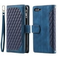 thumbnail image 2 of Mantto For iPhone 8 Plus, For iPhone 7 Plus, Premium PU Leather Crossbody Case Purse Zipper Pocket Magnetic Folio Card Slots Wallet Kickstand Phone Case with Shoulder Strap & Wrist Strap,
Blue, 2 of 13
