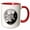 Red/White, variant on 3drose, Alaska Collectible Quarter, 11oz Mug