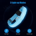 thumbnail image 3 of LINLIN LED Dog Leash and LED Dog Collar, USB Rechargeable Dog Lights Light Up Dog Collars Weatherproof Dog Leash 120cm, 3 of 7