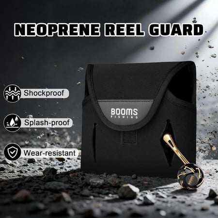 UBSWF-Spinning Reel Cover Neoprene Fishing Reel Case Fit 2000~10000 Spinning Reels Saltwater Protective Bag with Handle Slot RC7 M/L/XL