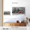 thumbnail image 4 of Elephant Stock Gatineau Winter Barn Wall Art - Horizontal Canvas Wall Art - Living Room Wall Decor - Architecture Canvas - Red And Black Decor - 12" x 8", 4 of 8