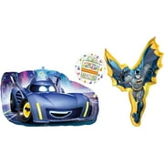 Anagram Batwheels Birthday Party Supplies 3 pc Balloon Bouquet Decorations