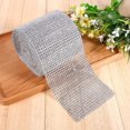 thumbnail image 1 of Diamond Mesh Ribbon, Plastic Rhinestone Mesh Ribbon Roll, 10 Yards For Homes Home Ornament Wedding Ornament Crafts, 1 of 8