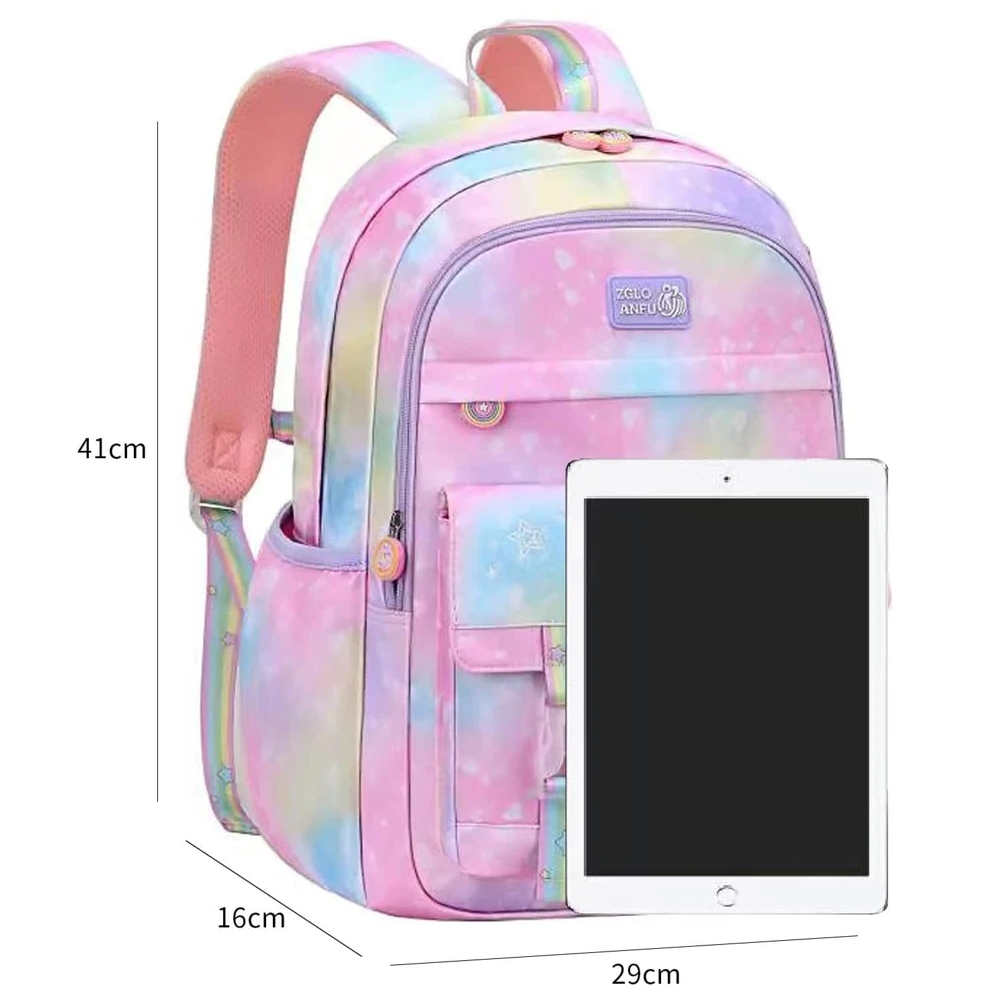 Mochilas escolares para niñas, ligeras, lindas, para adolescentes y niños, rosa 2