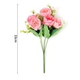 thumbnail image 4 of Ramo de peonías artificiales de imitación para decoración de bodas., 4 of 8