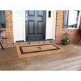 thumbnail image 4 of Nedia Home 02074T Single Picture - Brown Frame 24 x 57 In. Heavy Duty Coir Doormat - Monogrammed T, 4 of 4