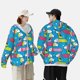 thumbnail image 4 of Balery Color Dachshund Dog Sudadera ligera de manga larga con capucha y protección solar UPF 50+ para hombre y mujer, ideal para pesca y running-Medium, 4 of 7