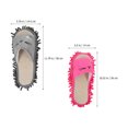 thumbnail image 2 of HONMEET 2 Pairs Reusable Washable Mop Slippers for Effortless Home Floor Cleaning and Dust Removal, Practical and Convenient, 2 of 7