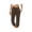 Coffee, variant on Womens Seven-Sevenths Pants Capris With Pockets Loose Fit Casual Capri Pants Dressy Lightweight Ladies Baggy Cargo Pants For Hiking Summer Drawstring Cargo Pants Yellow S