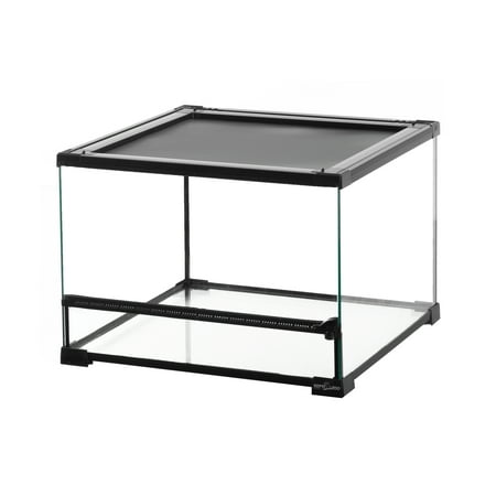 REPTI-ZOO Tropical Glass Tank, 18×18×12.6 Inches