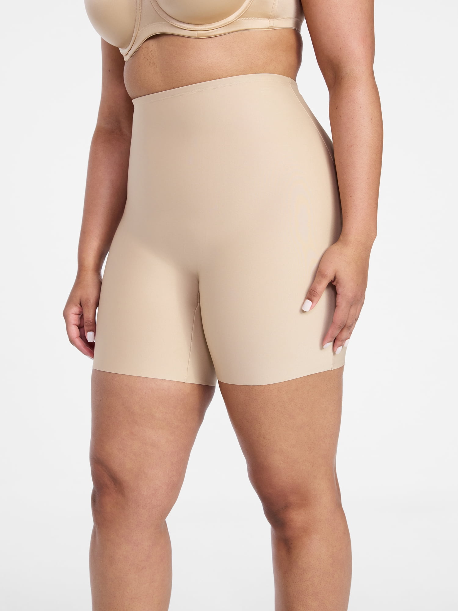 Joyspun Women's Seamless Butt Lift Padded Shaping Short, Sizes S-XXXL