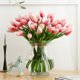 thumbnail image 3 of Gwong Decoración hogareña 6 unids Lifelike Artificial Tulip Flower Decoración de ramo para Party Home Garden Gwong 21039370, 3 of 6