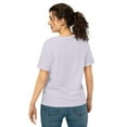 thumbnail image 2 of Combative Therapy Women’s boxing organic ribbed neck t-shirt copy (Lavender, 2XL), 2 of 4