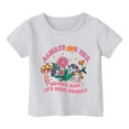 thumbnail image 3 of LRen Girl T-Shirts Size 14-16 Butterfly Graphic Drop Shoulder Short Sleeve Graphic Tees Soft Fit Tunic Tees Blouses Summer Back To School Clothes, 3 of 5