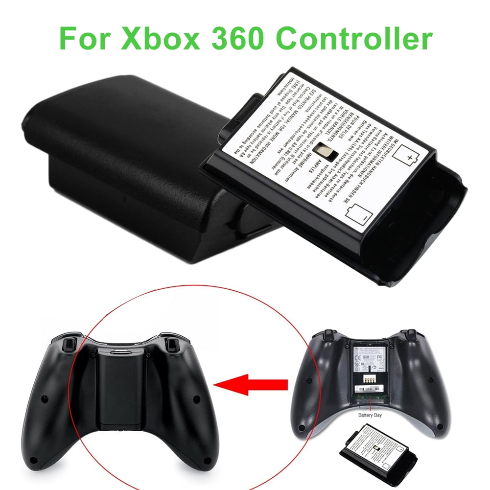 2 Pcs Battery Pack Cover Shell for Xbox 360 Game Controller