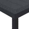thumbnail image 6 of vidaXL Garden Dining Set 11 pcs Anthracite Polt rattan, 6 of 6