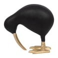 thumbnail image 6 of Decorative Kiwi Bird Sculpture Accent for Home Decor - Ornaments for Bathroom, Office, and Living Room Display - Modern Metal Figurine for Shelf or Coffee Table Styling - 8", Black & Gold, 6 of 13