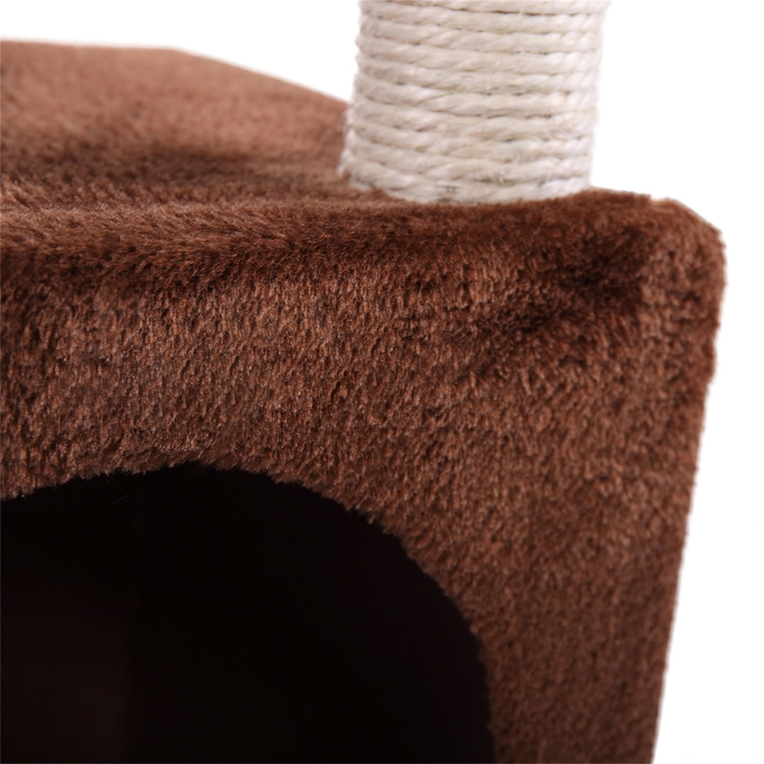 Pefilos 56" Cat Tree Tower for Indoor Cats with Ladder, Scratching Posts Cat Condo for Multiple Cats Jump Platform Cat Furniture Activity Center, Beige Pefilos 56" Cat Tree Tower for Indoor Cats with Ladder, Scratching Posts Cat Condo for Multiple Cats Jump Platform Cat Furniture Activity Center, Beige