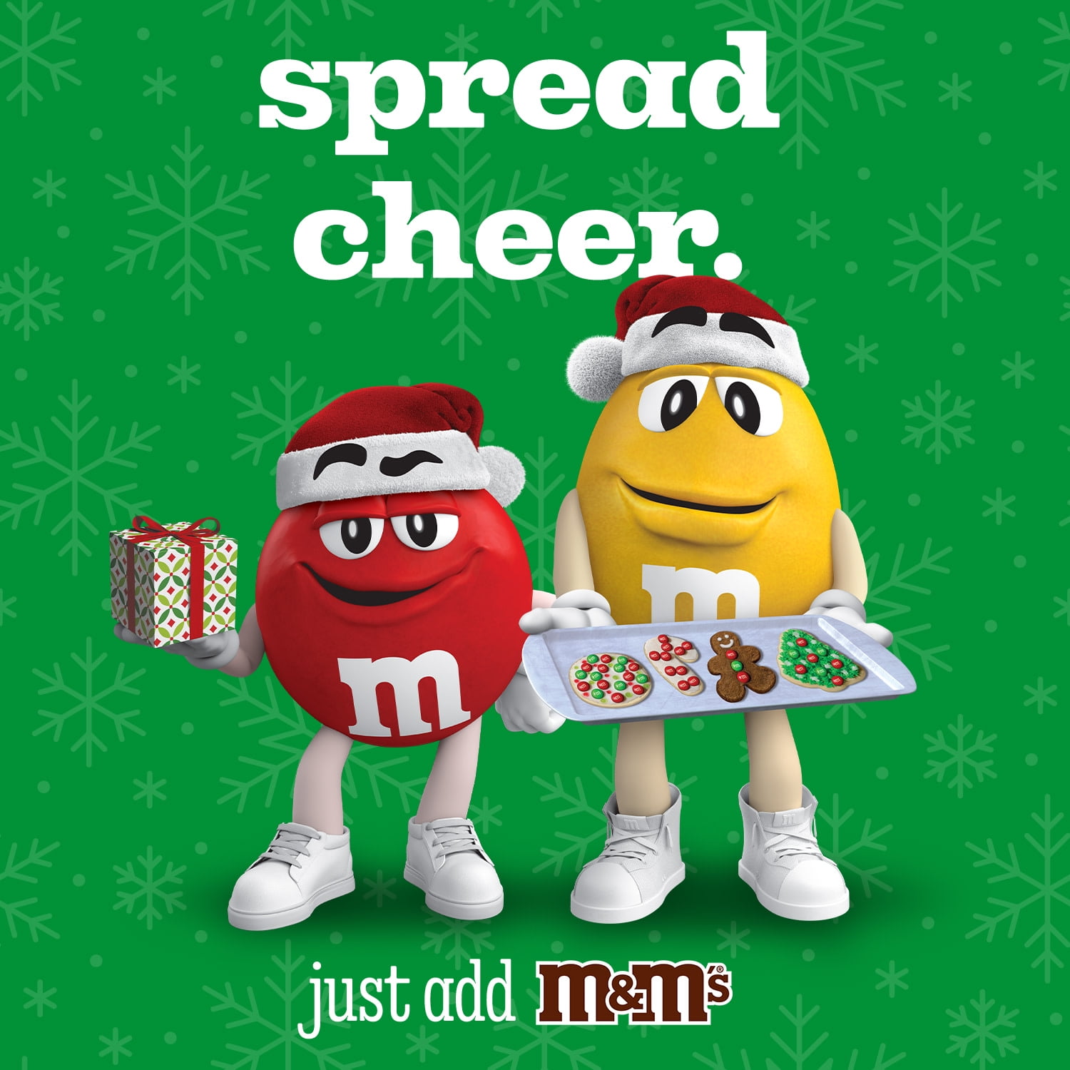 (2 pack) M&M's Toasty Holiday Peanut Chocolate Christmas Candy - 7.44 oz Bag