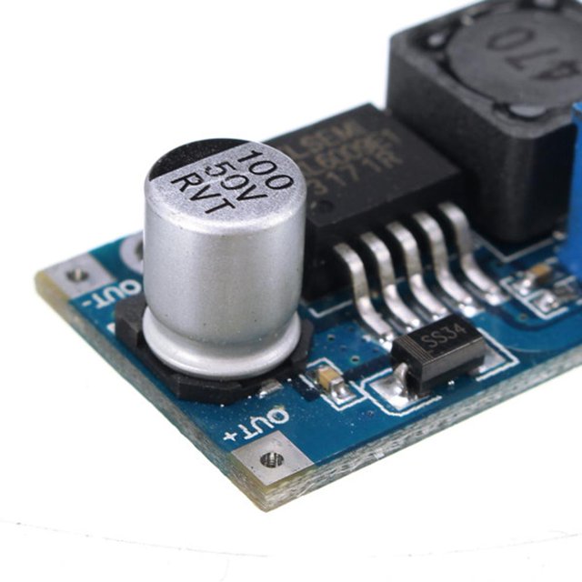Regulador de voltaje del módulo de fuente de alimentación reductor del módulo reductor de CC-CC LM2596 JShteea Para estrenar