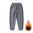thumbnail image 7 of 10-12 Years Boys Pants Casual Trousers Boy Fleece Trousers Casual Pants Cargo Jogger Pants with Pockets Light Gray Pants, 7 of 7