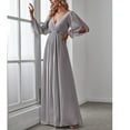 thumbnail image 5 of Fankiway Robe à Sequins Col en V Printemps et Été Manches Courtes Grande Robe de Plage pour Femmes Robes Grande Taille, 5 of 5