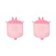 thumbnail image 4 of Toystoory Nueva bolsa de almacenamiento para colgar en el baño, contenedor de malla de secado rápido de gran capacidad con dibujos animados, rosado 2piezas, 4 of 6