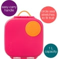 thumbnail image 3 of b.box Mini Lunch Box for Kids: Bento Box, Lunch Snack Container Ages 3+, BPA Free (Strawberry Shake, 4¼ Cup Capacity), 3 of 7