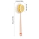 thumbnail image 3 of Cepillo de Ducha con Mango Largo | Exfoliante Corporal Suave para Hombres y Mujeres | Exfoliación Suave | Cepillos de Espalda para La Ducha | Mejora La Circulación y La Salud de La Piel | Fácil de Gu, 3 of 6