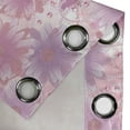 thumbnail image 4 of Ambesonne Floral Grommet Curtain, Spring Flowers Print Artwork, 50"x96", Pale Pink Lilac and Rose, 4 of 5