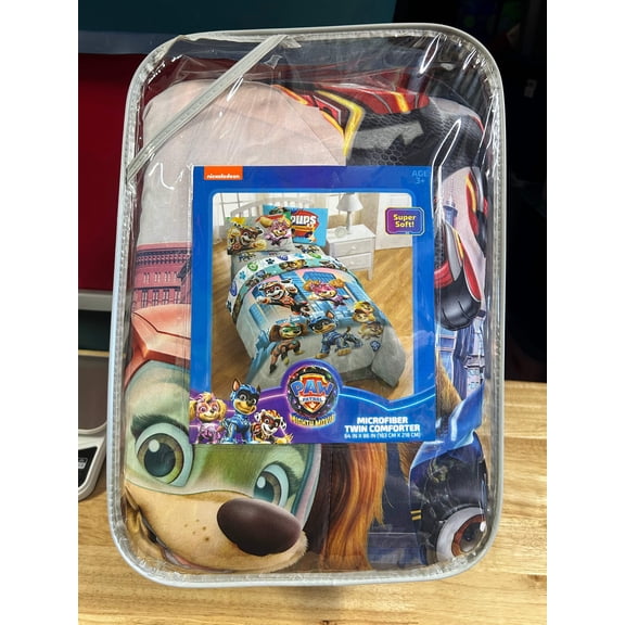 Paw Patrol "Glowing Good" Twin Reversible Comforter Only Kids Bedding 85157