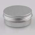thumbnail image 4 of 24pcs Cosméticas de Aluminio de Lata de Bálsamo de Labio con Tapa de Rosca de Tornillo Sunnimix Contenedor redondo de aluminio, 4 of 5