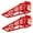 Black, Red, Orange, variant on Telyswee 2 Pack Hydraulic Car Ramps, Heavy-Duty Vehicle Ramps with 5T / 11000lbs Load Capacity, Portable Design for Effortless Oil Changes and Car Lifts, for Professional or Home Garage Use