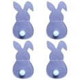 thumbnail image 2 of Birdeem Set of 4 Bunny Flatware Holders Easter Bunny Cutlery Bag Rabbit Cutlery Set with Tail, 2 of 8