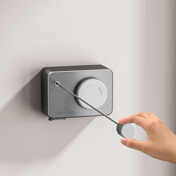 Tendederos retractiles tendedero retractil para interior y exterior de 4 2 m tendedero retractil para ropa montaje en pared portatil facil instalacion color gris Walmart en linea