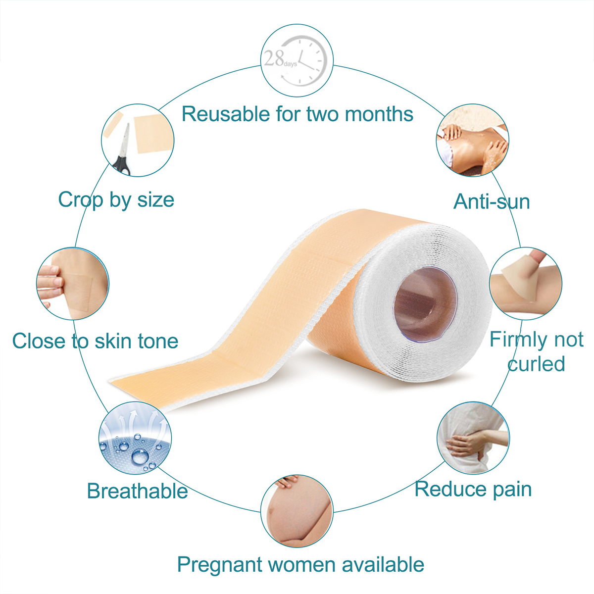 Buy JTWEEN Scar Removal Sheets Silicone Scar Sheets Medical Grade