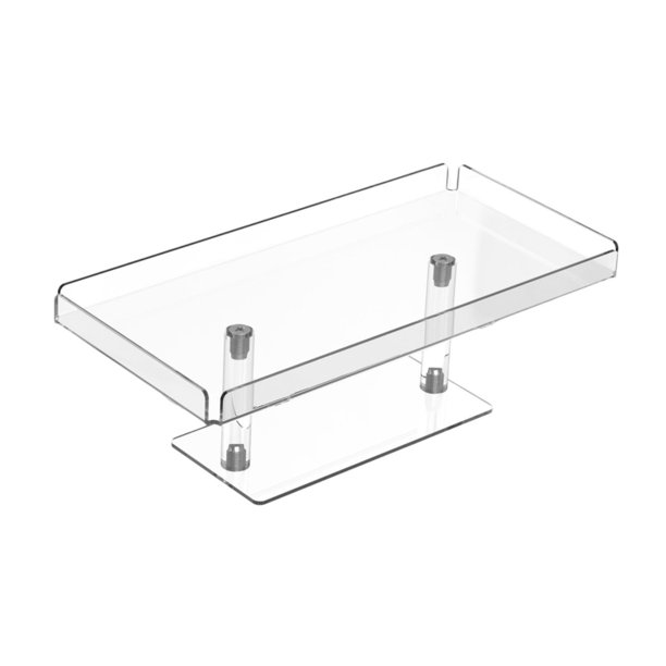 Expositor de acrílico para cupcakes, soporte para postres, soporte transparente para cupcakes y organizador de perfumes para celebraciones de Pequeño