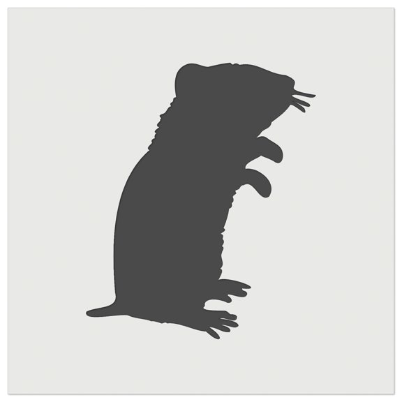 Gerbil Standing Profile DIY Cookie Wall Craft Stencil - 11.5 Inch