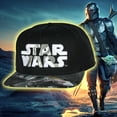 thumbnail image 4 of Star Wars Mandalorian Embroidered Adjustable Adult Snapback Hat Baseball Cap, 4 of 6