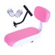 thumbnail image 4 of Cojín para el respaldo trasero de la bicicleta, asiento infantil cómodo y resistente con absorción de impactos. Rosa, 4 of 9